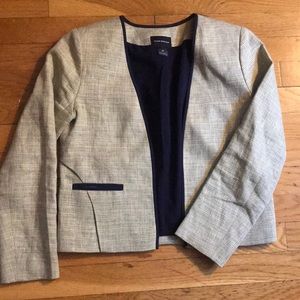 Club Monaco Tweed Linen cropped Jacket